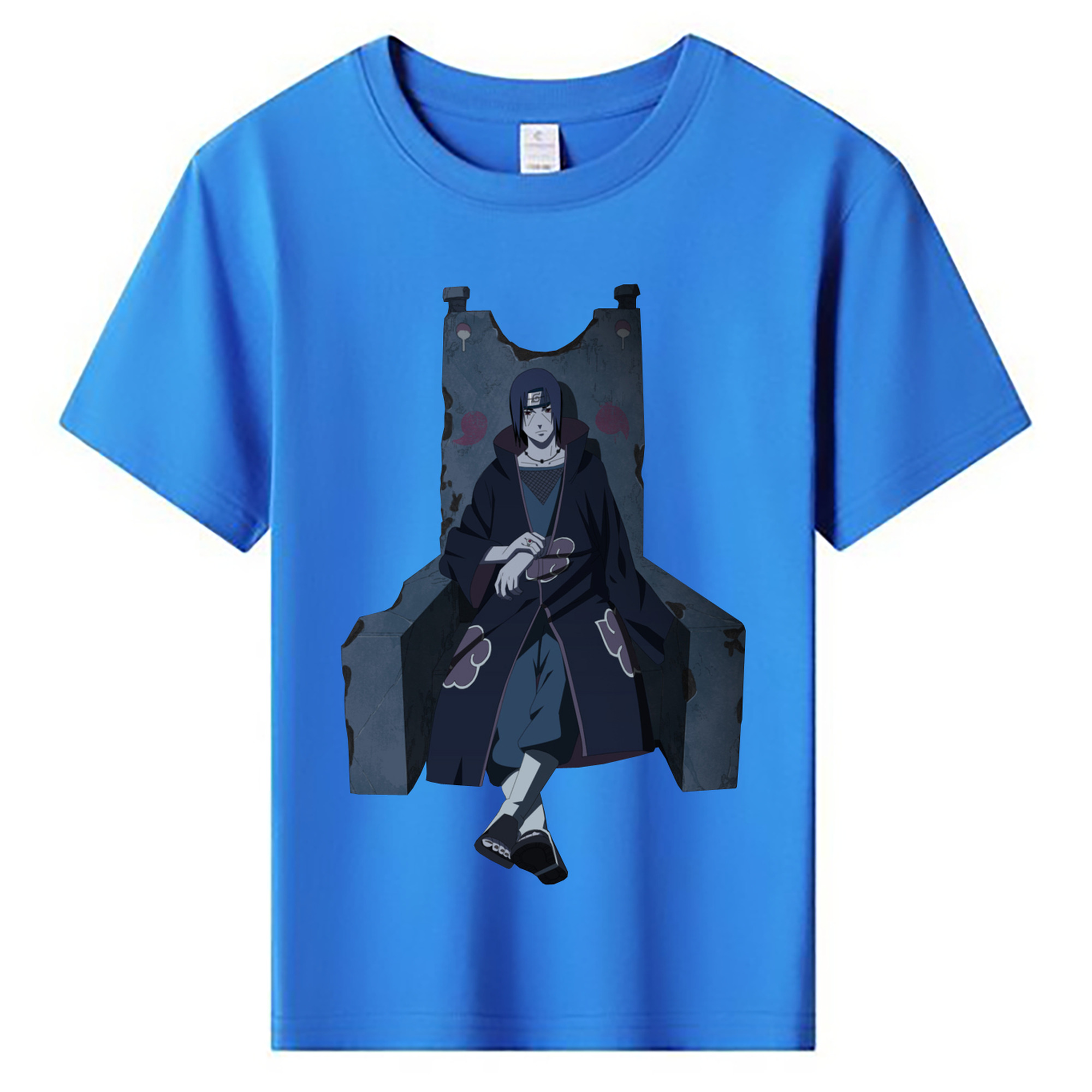 （画像用） NARUTO -ナルト- うちは イタチ Uchiha Itachi 綿100％キッズTシャツ（フロントプリント）